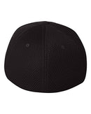 Flexfit Ultrafibre Airmesh Fitted Cap, Black, Small-Medium