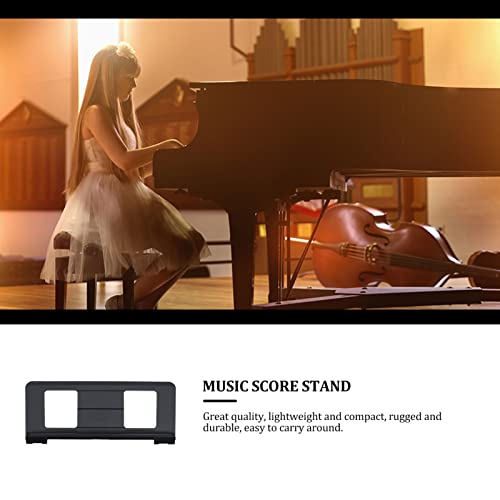 Healifty Desktop Bookshelf Piano Keyboard Stand Sheet Music Stand Digital Piano Music Holder Plastic Book Page Holders Piano Accessories for Saxophone Piano Keyboard Black Beat Maker Beat Maker