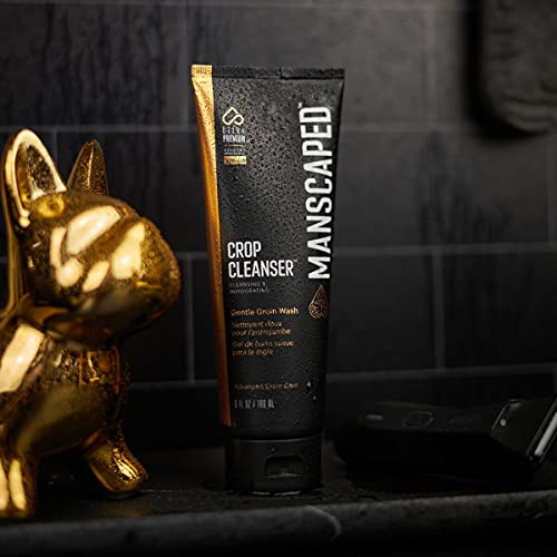 MANSCAPED™ Crop Cleanser™ Groin Wash, Men’s UltraPremium Invigorating Formula for Below-The-Waist Cleaning, Refreshing Shower Gel For Men Infused with Vitamin E and Aloe, Vegan body wash (6 oz)