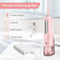 Sejoy Cordless Water Flosser, Water Dental Flosser Water Flossers for Teeth Portable Oral Irrigator Rechargeable for Home Travel Office, 270ML IPX7 Waterproof 5 Cleaning Modes & 5 Jet Tips, Pink