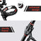 Electric Golf Trolley Foldable Push Golf Buggy Cart 3 Wheel 3 Distance Control LED Display- Black & Red