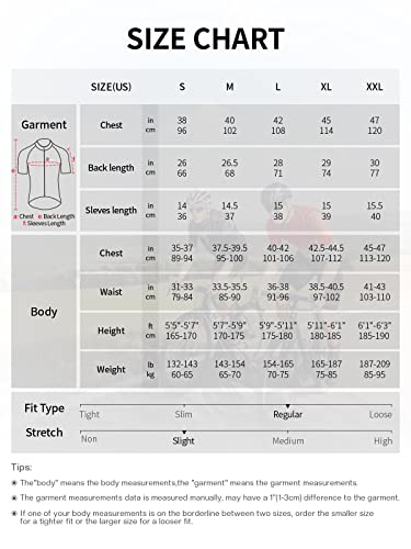 ARSUXEO Men's Cycling Jersey Short Sleeves Mountain Bike Shirt MTB Top Zipper Pockets Reflective ZY845 M