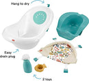 Fisher-Price 4-in-1 Tub Pacific Pebble, Convertible Baby to Toddler Bath tub with Support and seat