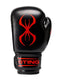 STING Arma Junior Boxing Gloves, Kid-Friendly, Durable Boxing Equipment for Boxing Training, Bag Work, or Pad Work, Hook-and-Loop Closure, Black/Red, 6 Oz.