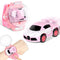 Zoomarlous Remote Control Car Watch Toys, 2.4 GHz Wrist RC Racing Car Watch, Mini RC Car Watch for Boys, Interactive Car Game Toys, Birthday Gifts for Boys and Girls (Pink)