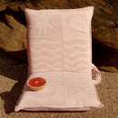 Terry Travel Lounger Chair in Salmon Pink