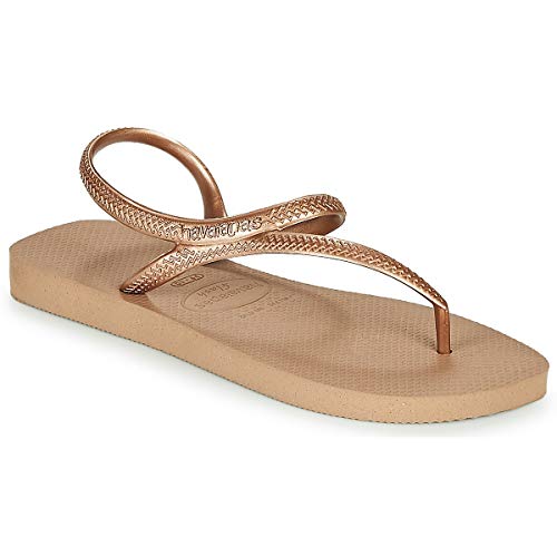 Havaianas Women's Flash Urban Sandals, Rose Gold, 5/6 US