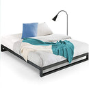 Zinus Trisha Queen Bed Frame Base 18cm Steel - Heavy Duty Metal Frame - Black