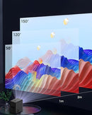 ZENTUS 4K Supported Projector with autofocusing and 40 Degree Keystone, Twitch App, WiFi Bluetooth Portable Projector, 9500 Lumens, Compatible for PC/iPhone/iOS/Android/tablet/PS4/PS5/TV Stick