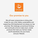 Tripp Trapp Chair from Stokke, White - Adjustable, Convertible Chair for Toddlers, Children & Adults - Convenient, Comfortable & Ergonomic - Classic Design