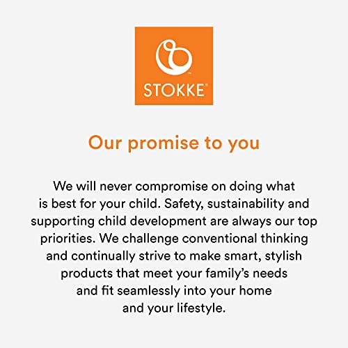 Tripp Trapp High Chair and Cushion with Stokke Tray - Natural with Nordic Grey - Adjustable, Convertible, All-in-One High Chair for Babies & Toddlers