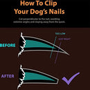 Dog Nail Clippers, Professional Pet Nail Clipper & Trimmers with Safety Guard to Avoid Over Cutting, Grooming Razor with Nail File for Small and Medium Dog and Cat (Small)