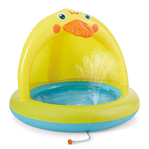 Shade Baby Pool, Sprinkle and Splash Play Pool, Outdoor Duck Bathtub of 39 Inches