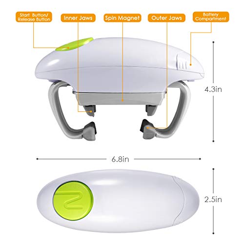 (US.Jar opener) - Zomma Automatic Jar Opener, Restaurant Jar Opener, Electric Jar Opener Chef's Best Choice