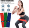 HCE Resistance Bands Set of 5 Fabric Resistance Bands, Butt Glutes Thighs Stretch Bands Made of Fabric 5-Pc Non-Slip Loop Bands for Workout Crossfit Yoga Pilates with Bag