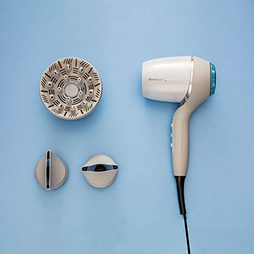 Remington Hydraluxe Pro Hair Dryer, EC9001AU, Powerful Digital Motor, Features Ionic Conditioning, Multiple Switch Combinations, Includes Concentrator and Diffuser