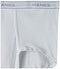 Hanes Men's 6-Pack FreshIQ Tagless Cotton Brief, White, Medium