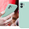 Meliya Case for iPhone 12 Case, Slim Stylish Silicone Full-Body Protective Shockproof Bumper Cover for iPhone 12 6.1 Inch (2020) Phone Case (Violet+Light Cyan)