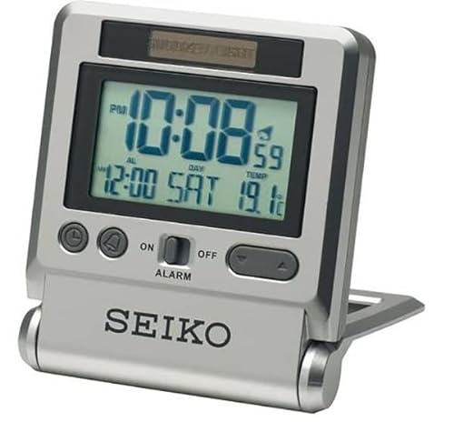 Seiko QHL066 Digital Battery Operated Travel Alarm Clock