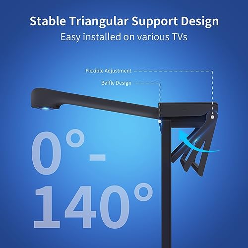 Smart LED TV Backlights with Camera for 75-85 inch TVs, 16.4ft RGB+IC Immersion TV Lights, Sync to Music, Scene Mode, Compatible with Alexa & Google Assistant, App Control, WiFi Strip Lights
