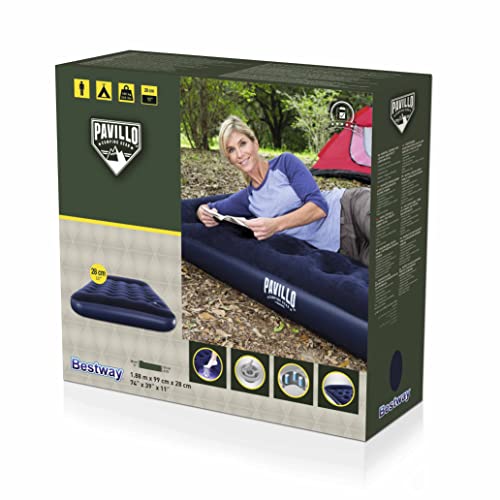 Bestway Airbed Aeroluxe Twin Airbed with Built-in Foot Pump