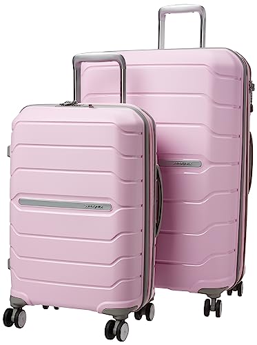 Samsonite Freeform Hardside Expandable with Double Spinner Wheels, Pink Rose, Carry-On 21-Inch, Freeform Hardside Expandable with Double Spinner Wheels