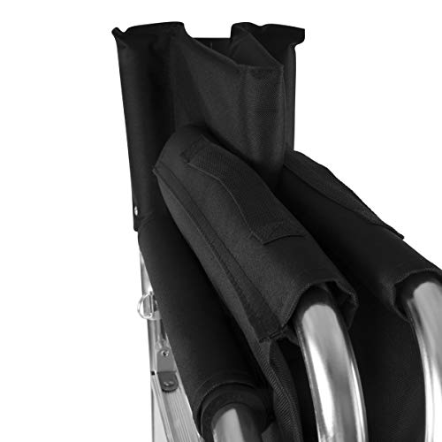 Picnic Time ONIVA - a Brand - Sports Chair with Side Table, Beach Chair, Camp Chair for Adults, (Black)