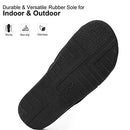 LongBay Men's Comfy Memory Foam Slide Slippers Breathable Mesh Cloth House Shoes