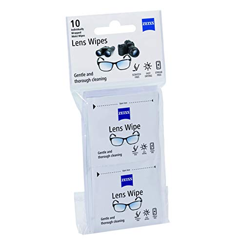 ZEISS Lens Wipes, 10 count, Pack of 10