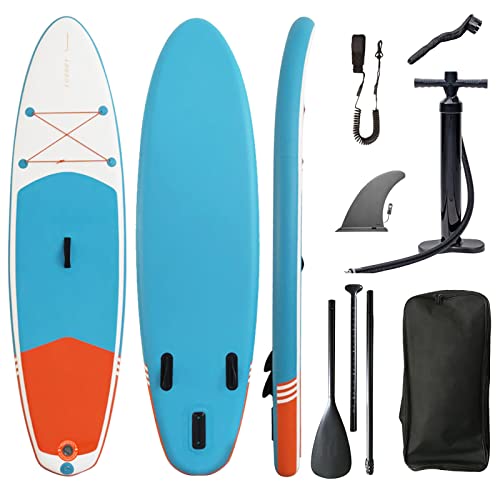 EGGORY SUP Inflatable Stand Up Paddleboard_incl Pump Paddle Leash Carry Bag