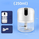 JDSI Electric Mini Garlic Chopper – Small Wireless Food Processor Portable Mini Garlic Choppers Blender Mincer Waterproof USB Charging (Electric Garlic Cutter)