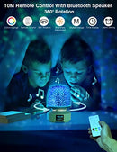 All-in-1 Night Light Bluetooth Speaker, 360 Rotation 7 Color Changing LED Dimmable Beside Table Lamp for Bedroom, Cool stuff Christmas gift ideas for 13 14 15 16 17 18 Years Old Teens Girls Boys