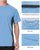 VAYAGER Men's Swim Shirts Rash Guard UPF 50+ T Shirts Quick Dry Loose Fit Water Surfing Shirt