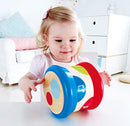 Hape Baby Drum Battery Operated Musical Percussion Instrument Wooden Toy Kids 6m