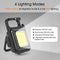 [4 Pack]COB Flashlights,Multi-Function Camping Light 1000 Lumens Rechargeable LED Keychain Light,4 Modes Portable Mini Torch with Folding Bracket Bottle Opener and Magnet Base for Camping and Walking