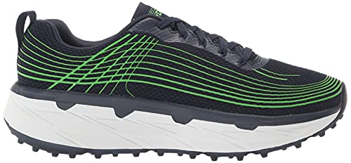 Skechers Men's Go Ultra Max Spikeless Golf Shoe, Navy/Lime, 10 US