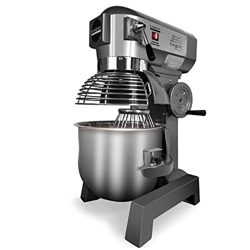 EuroChef 20L Planetary Food Mixer Commercial Stand Vertical Food Dough Mixer Machine, Floor Model