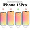 [3 Pack] T Tersely Screen Protector for iPhone 15 Pro (6.1 inch), Tempered Glass with Installation Alignment Frame,Case Friendly