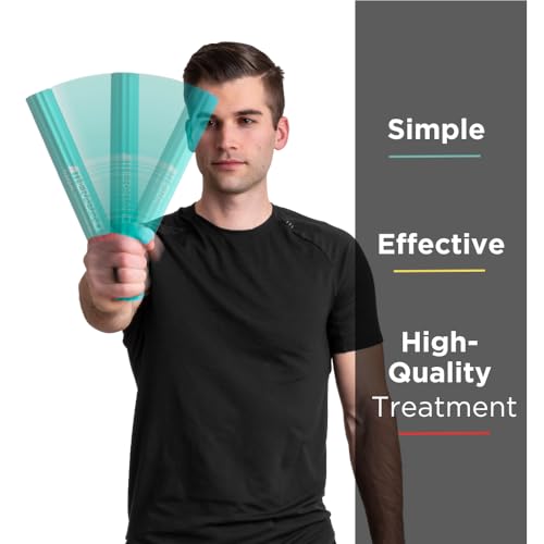 TheraBand FlexBar, Tennis Elbow Therapy Bar, Relieve Tendonitis Pain & Improve Grip Strength, Resistance Bar for Golfers Elbow & Tendonitis, Green, Medium, Intermediate