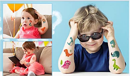 40 Sheets Temporary Tattoos Sticker for Kids,Waterproof Mixed Style Cartoon Children's Fake Tattoos Stickers (Pattern 1)