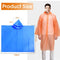 Rain Poncho for Adults, Beedove Multi-colored Raincoat, Lightweight Waterproof Rain Coats for Hiking Traveling Camping Amusement Park, 4 Pack