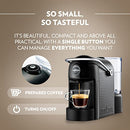 Lavazza, A Modo Mio Jolie, Coffee Capsule Machine, with 64 Coffee Capsules, Espresso Intenso and Espresso Delizioso, 1250 W, 220–240 V, 50–60 Hz, Black