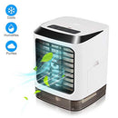 Portable Air Conditioner Fan, Andoer Air Conditioner for Car, Mini Fan on the Desk with LED Light for Home or Office