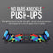 9 in 1 Push Up Board Portable Home Training Equipment for Men Women Fitness Exercise Strength Works Your Upper Body Out