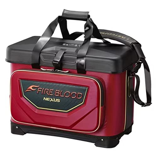 Shimano BA-112S Limited Pro Bag for Fishing on The Beach, Blood red, 25L