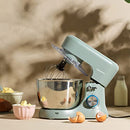 Progress EK5234PTEAL Go Bake Electric Stand Mixer, 8 Speed Settings, for Bread and Cakes, Pulse Function, Safety Lock & Splash Guard, 4 L Bowl, Stainless Steel, Beater/Dough Hook/Whisk, 1300 W, Teal