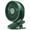 JISULIFE Stroller Fan Clip on Desk Fan, 4000mAh Battery Operated Fan, Quiet & Narrow Slot Design, 4 Speeds, Max 14 Hrs, Ideal for Bed, Desk, Car Seat, Office, Camping, Bedroom - Dark Green(2022)