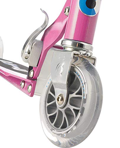 Micro Sprite Kids Scooter - 2 Wheel Folding Kick Scooter with Adjustable Height - Pink