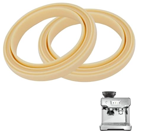 KANZEE 2X Coffee Espresso Machine Brew Group Head Seal Gasket for - BES810 BES840 BES860 BES870 BES860/02.6 SP0001474, 54mm Silicone Ring, Espresso Barista Express Accessories, Breville Barista Express Parts