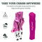 SunnyFeel Low Folding Camping Chair, Portable Beach Chairs, Mesh Back Lounger for Outdoor Lawn Beach Camp Picnic (Pink)